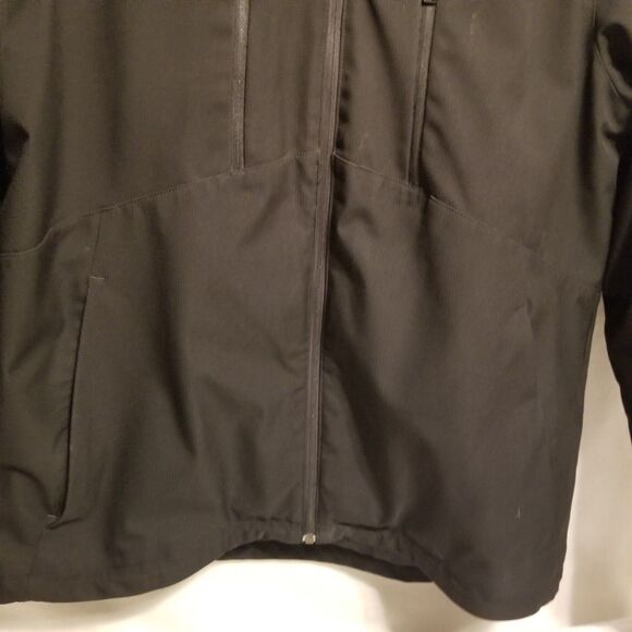 The North Face Mens Large Coat Apex Elevation Jacket Black Zip Pockets Windproof - Picture 3 of 13